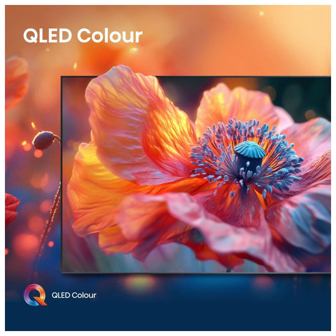 Hisense smart tv QLED 55 pollici 4K, 55E7Q, Dolby Vision, Dolby Atmos, HDR10+, VIDAA, Wi-Fi, game mode