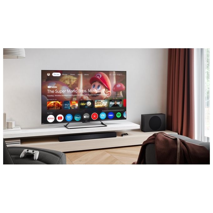Sharp, TV QLED 55 HR7, UHD 4K, Google TV, 144Hz