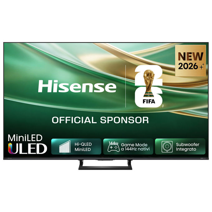 Hisense 55Q8S Q8S Smart TV MiniLED 55'' 4K 144Hz Dolby Vision IQ HDR10+ Dolby Atmos Game Mode VIDAA OS Alexa