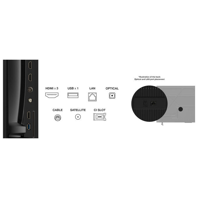 TCL 55T69C Smart TV QLED 55'' 4K Ultra HD Google TV Dolby Vision Atmos HDMI 2.1 VRR colore Nero