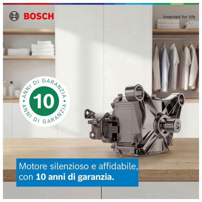 Bosch WAN2829E Serie 4 Lavatrice a Carica Frontale 8 Kg 1400 Giri Classe A Iron Assist Bianco