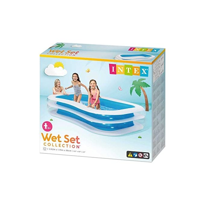 Intex 56483 Piscina Family Due Camere d'Aria
