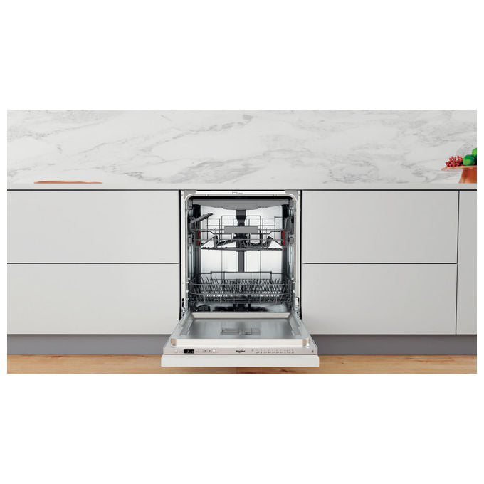 Whirlpool WH4IFC14BN6S Lavastoviglie da Incasso 14 coperti Classe C 44 dB 8,9 L 75 kWh 10 programmi (82x60x55 cm) colore Argento