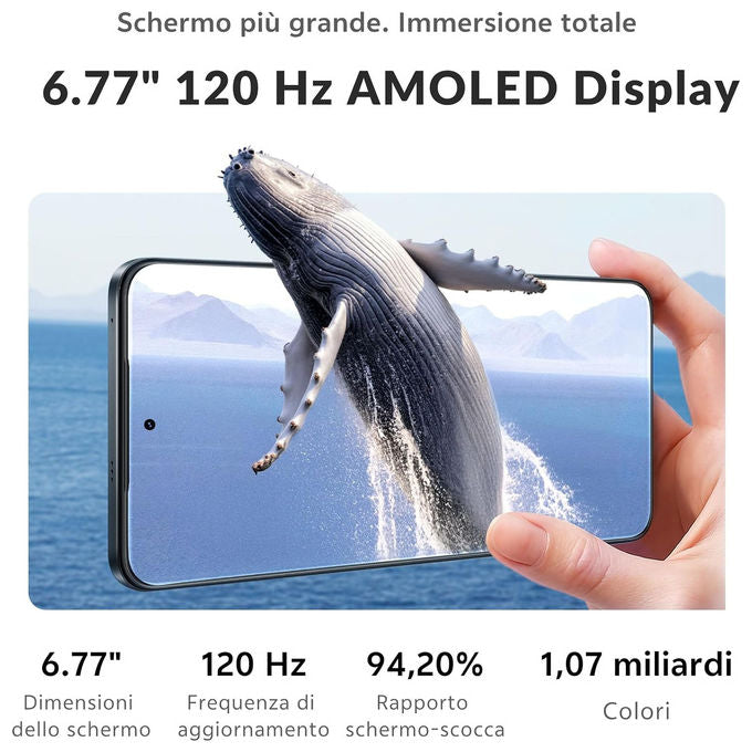 VIVO 5674787 V70 Lite 5G Smartphone 6GB 256GB Schermo 6.77 Pollici AMOLED Fotocamera 50 MP Batteria 6500 mAh Android 16.0 Blu colore Blu