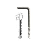 Fischer 567556 SX Plus Tassello con Gancio Appendiquadri 4x20 mm 10 pezzi colore Silver