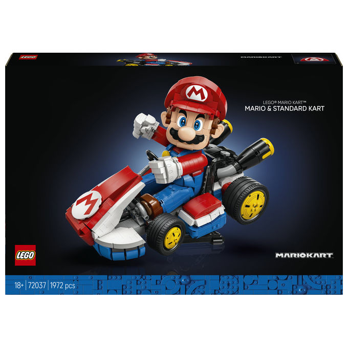 Lego 72037 LEGO Super Mario Mario e Kart Standard Set da Costruzione 1972 pz colore Multicolore