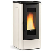 Extraflame 1285501 Dahiana Stufa a Pellet 3,8-10,0 kW Classe A+ (52,5x60,2x108 cm) colore Avorio