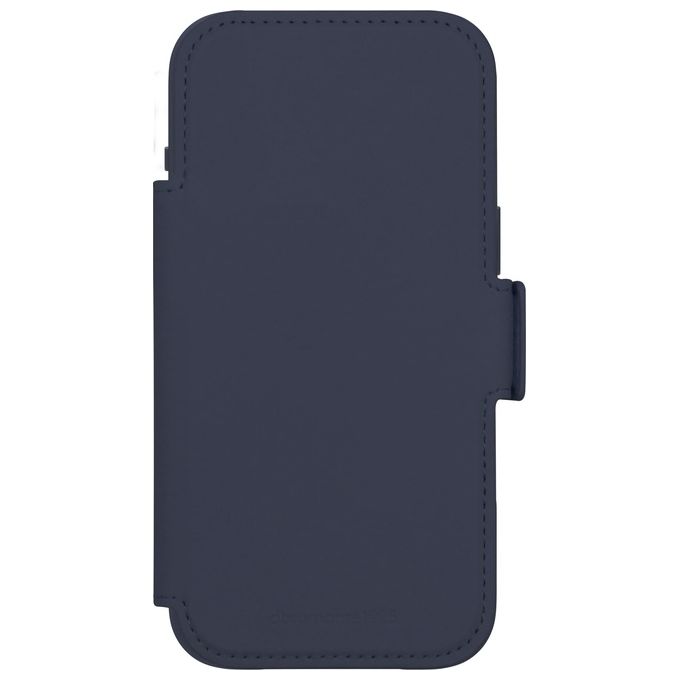 Dbramante1928 Lynge MS ICON, custodia a libro per iPhone 17 Air, compatibile MagSafe, portafoglio 3 tasche, chiusura magnetica, blu