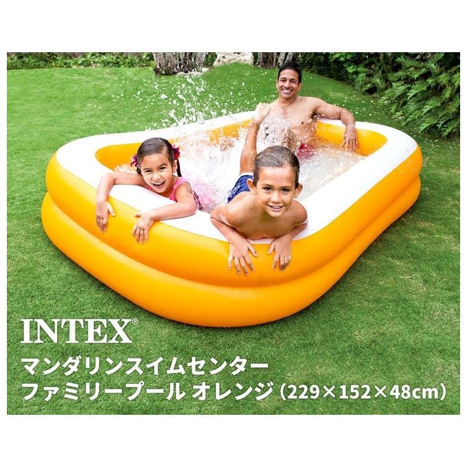Intex Mandarin Swim Center Family Pool Piscina per bambini fuori terra Piscina per bambini 229 x 152 x 48 cm Single