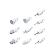 Beurer 572.16 Kit Accessori di Ricambio Manicure e Pedicure MP 64 MP 84 10 pezzi zaffiro feltro colore Bianco