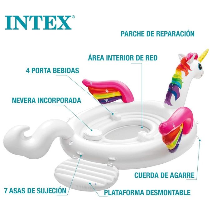 Intex Isola Grande Unicorno 287x193x165cm