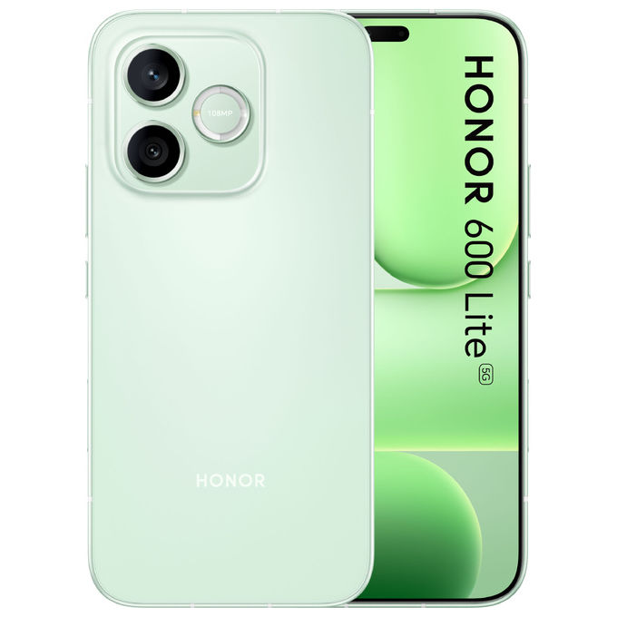 Honor 600 Lite smartphone, 256 GB, verde, con Honor Watch 2i incluso