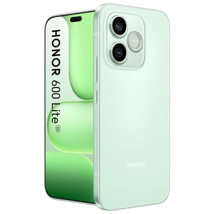 Honor 600 Lite smartphone, 256 GB, verde, con Honor Watch 2i incluso