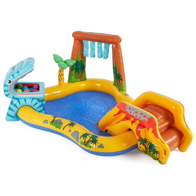 Intex Playground Dinosauri Multicolore 249 x 191 x 109 cm 57444NP