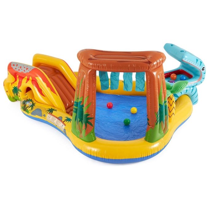 Intex Playground Dinosauri Multicolore 249 x 191 x 109 cm 57444NP