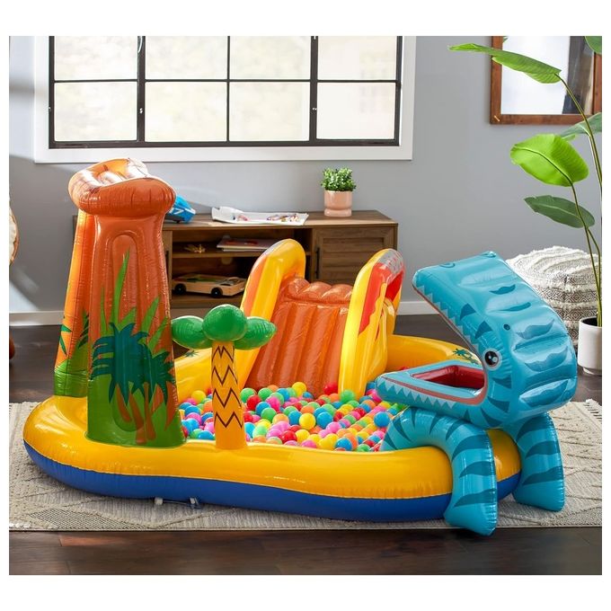Intex Playground Dinosauri Multicolore 249 x 191 x 109 cm 57444NP