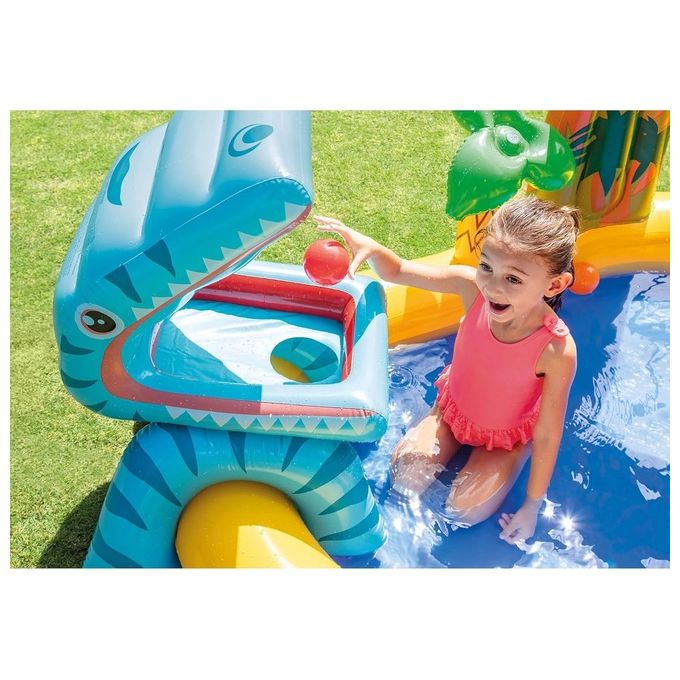 Intex Playground Dinosauri Multicolore 249 x 191 x 109 cm 57444NP