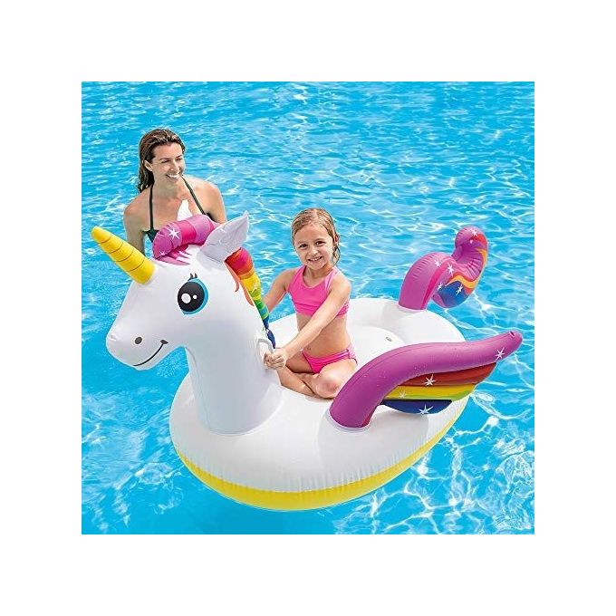 Intex Materassino Cavalcabile Unicorno 201x140x97cm