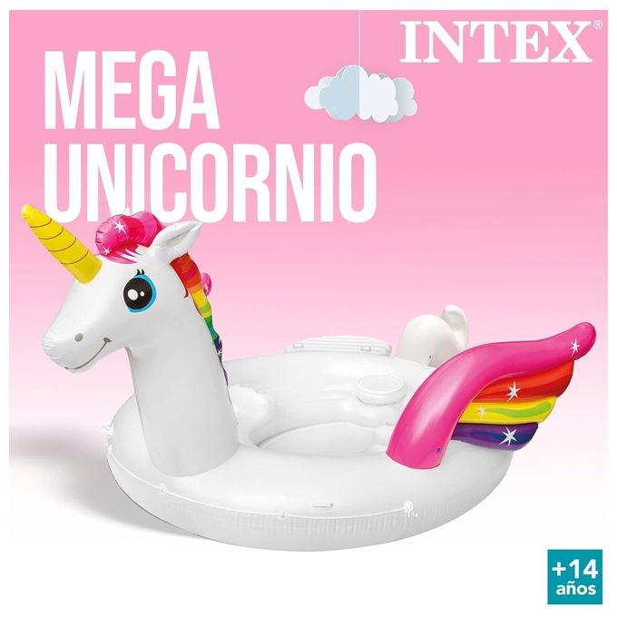 Intex Materassino Cavalcabile Unicorno 201x140x97cm