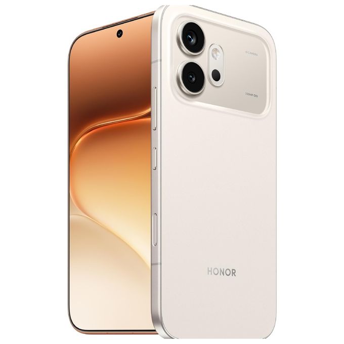 Honor 600, smartphone con smartwatch Watch 2i, 8 GB RAM, 512 GB, Snapdragon 7 Gen 4, display 6.57'', oro