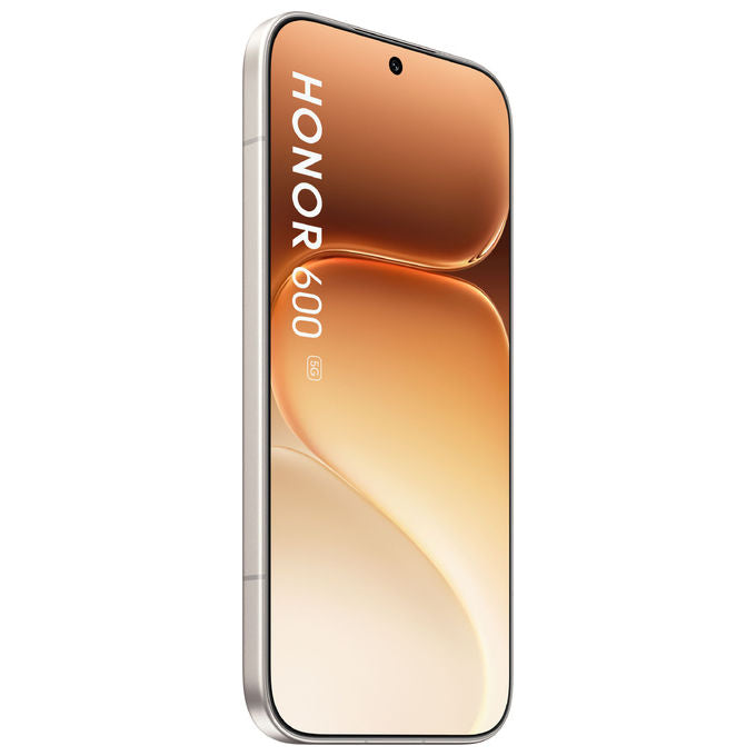 Honor 600, smartphone con smartwatch Watch 2i, 8 GB RAM, 512 GB, Snapdragon 7 Gen 4, display 6.57'', oro