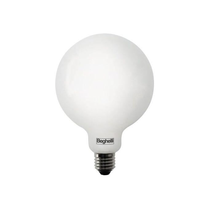 Beghelli 58117 Tuttovetro LED Lampadina Globo 18W E27 3000K 2500lm Classe D colore Opale