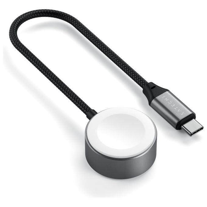 Satechi ST-QCAWM Cavo di Ricarica Magnetico USB-C per Apple Watch e AirPods 5 W Bianco