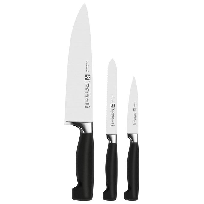 Zwilling 35135-400-0 Four Star Set di coltelli con blocco autoaffilante in bambu' materiale acciaio inossidabile colore Naturale