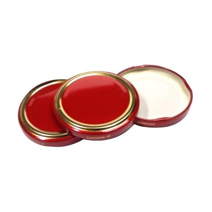 Sud Capsule Tappo Twist-Off 58mm con Flip Basso 100 Pezzi