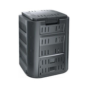 Prosperplast IKL220C-S411 Compogreen Compostiera 220 L 61x61x75 cm ventilazione laterale antigelo colore Nero