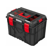 Kistenberg KI013 Cassetta degli attrezzi con organizer in plastica resistente e impermeabile 546 x 380 x 407 mm colore Nero