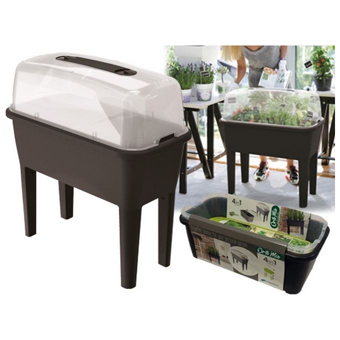Prosperplast DREP770 Respana Planter Set Serra da Balcone 52 l 77x38x82 cm colore Antracite