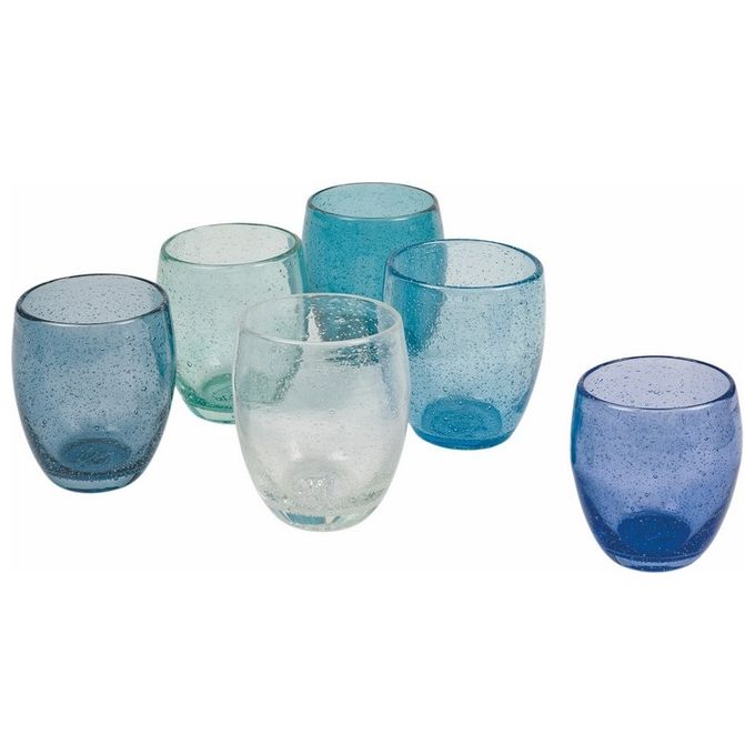 VDE Tivoli 1996 Acapulco Marea Set 6 Bicchieri Acqua 300 Ml