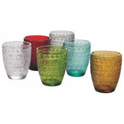 Villa d'Este Home Tivoli 5907993 Mexico Set 6 Bicchieri Acqua in Vetro 280 ml colore Assortiti