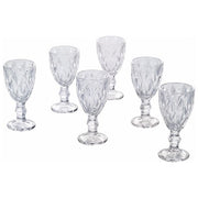VDE TIVOLI 1996 Set 6 Liquorini Trasparenti In Vetro 45 Ml Prisma Per Un Elegantissimo Servizio A Tavola