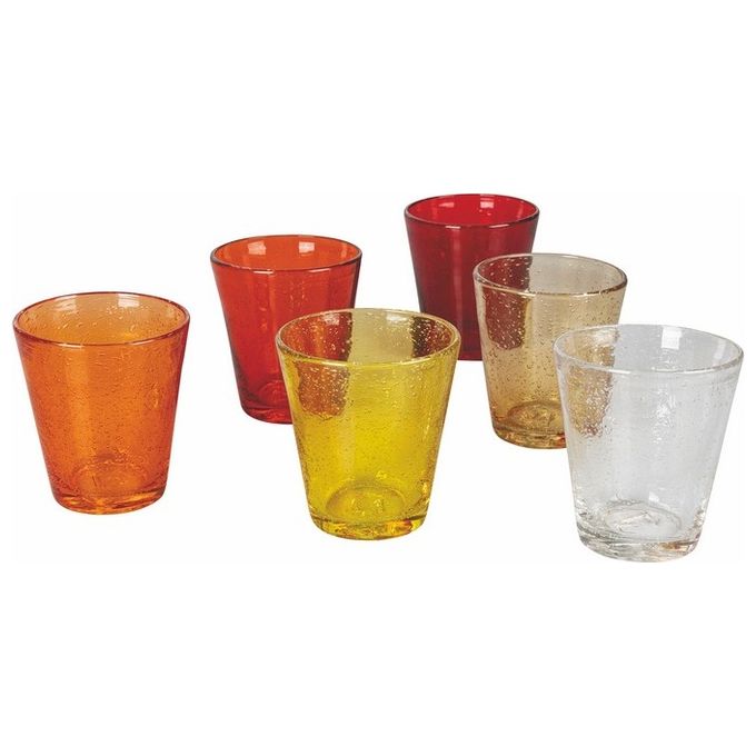 VDE Tivoli 1996 Cancun Sunset Set 6 Bicchieri Acqua 330 Ml