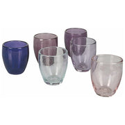 Villa d'Este Home Tivoli 5910821 Acapulco Provence Bicchieri Acqua in Pasta di Vetro Soffiato a Bocca 300 ml colore Viola