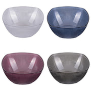 Villa d'Este Home Tivoli 59152163 Fashion Insalatiera Quadrata in Plastica SAN 3350 ml Superficie in Rilievo colore Acquamarina