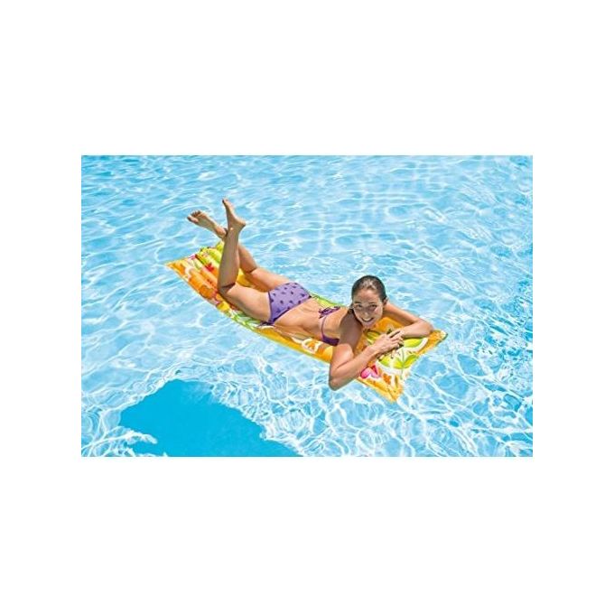 Intex Materassino Floreale Multicolore 183x69cm