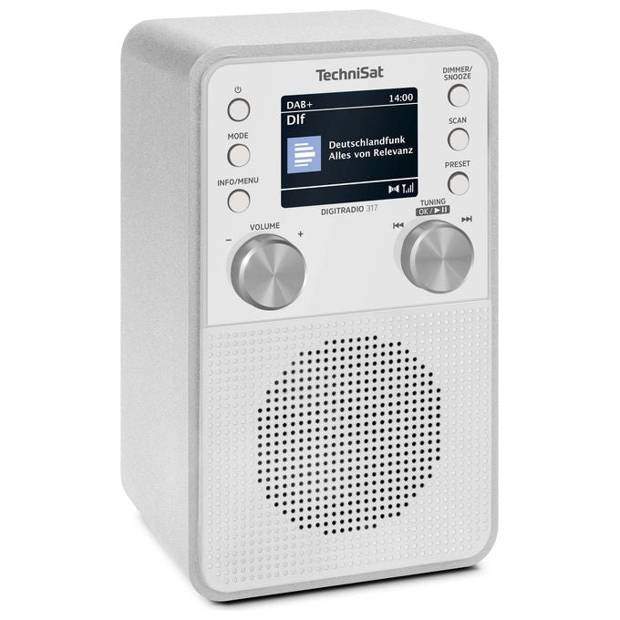 TechniSat DIGITRADIO317 DigitRadio 317 Radio Portatile DAB+ FM Bluetooth Display TFT 2.4'' 3 W 3.5 mm colore Nero