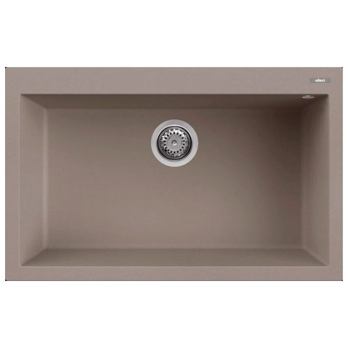 Elleci LKQ13089BSO Quadra 130 Sottotop Lavello da Incasso 1 Vasca 76x44 cm colore Dove 89