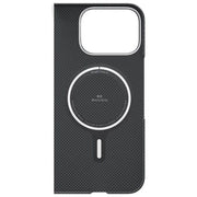 Pitaka GFB2403 MagEZ Case 5 Cover Flip in Fibra di Aramide per Google Pixel 9 Pro Fold colore Nero Grigio