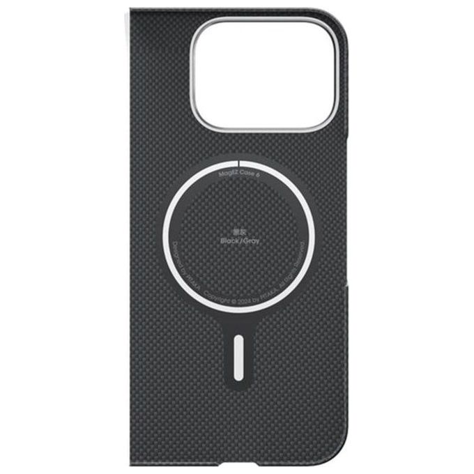 Pitaka GFB2403 MagEZ Case 5 Cover Flip in Fibra di Aramide per Google Pixel 9 Pro Fold colore Nero Grigio