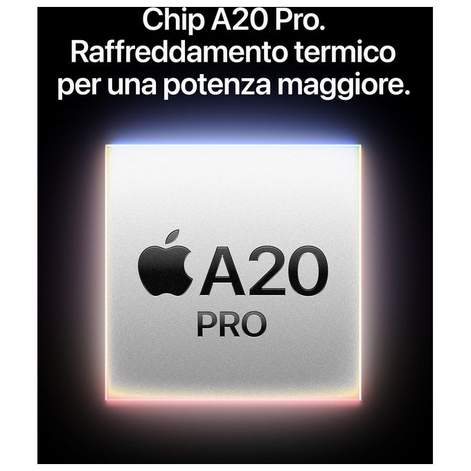 Apple MJY24QL-A iPhone 18 Pro Max Smartphone 2 TB 6.9'' OLED 120 Hz 3 Fotocamere 48 MP 48 MP 48 MP Fotocamera Frontale 18 MP 5G Wi-Fi 7 Nero