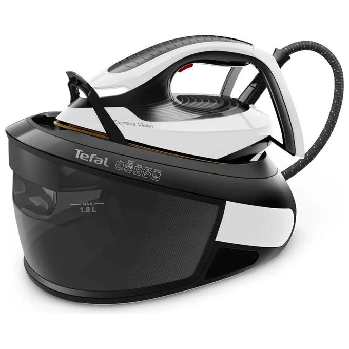 Tefal SV8156 Express Power Ferro da Stiro a Vapore 2800 W 8 bar 1800 ml Nero e Bianco