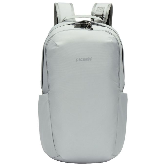 Pacsafe V 24L Aktiv Rucksack zaino antifurto con tasca RFID e cerniere bloccabili colore Grigio