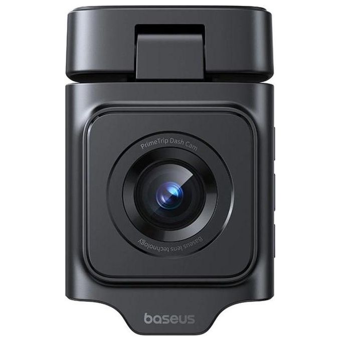 Baseus C0119804 PrimeTrip VD1 Pro Dash Cam 4K con GPS integrato visione notturna ADAS e ricarica solare colore Nero