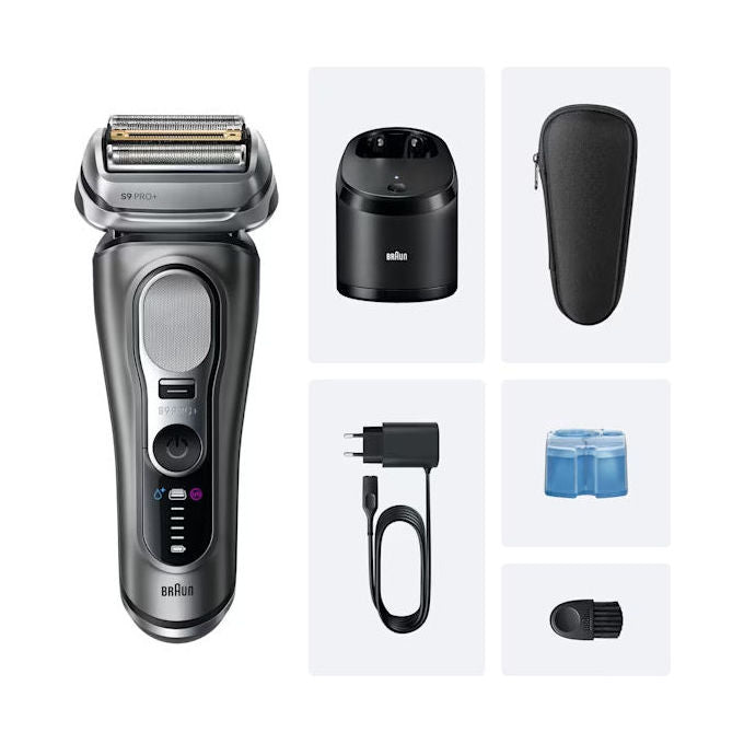 Braun, Rasoio Elettrico Series 9 Pro 9655CC, Barba, Graphite