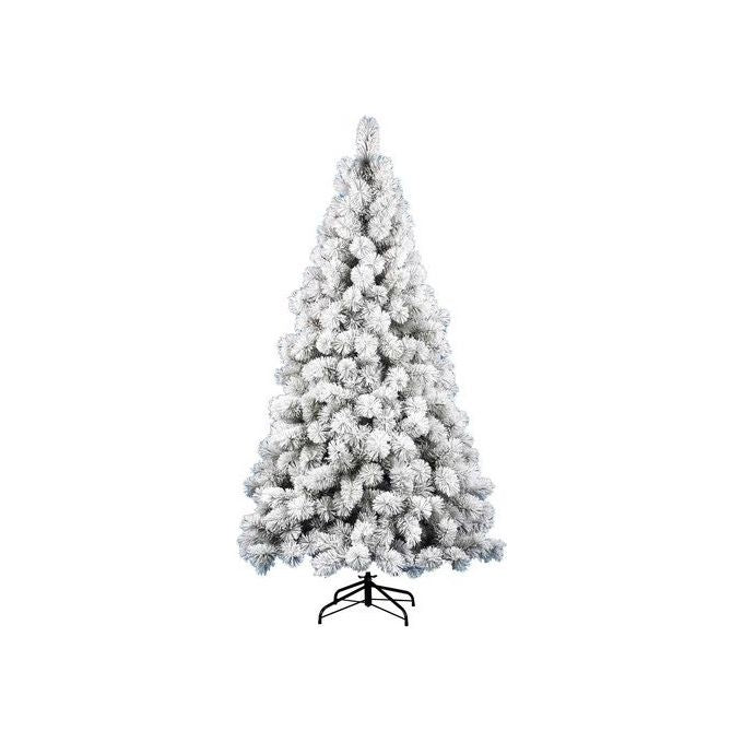 Amicasa 8009534015575 Albero Natale Sintetico Verde innevato colore Verde