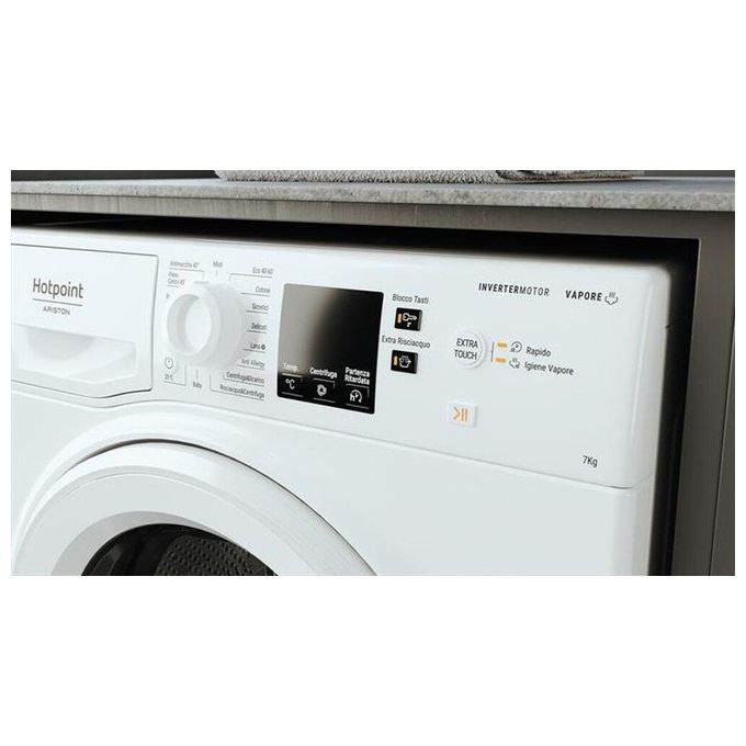 Hotpoint NFR527W IT Lavatrice Caricamento Frontale 7Kg 1200 Giri-min Classe Energetica B Bianco